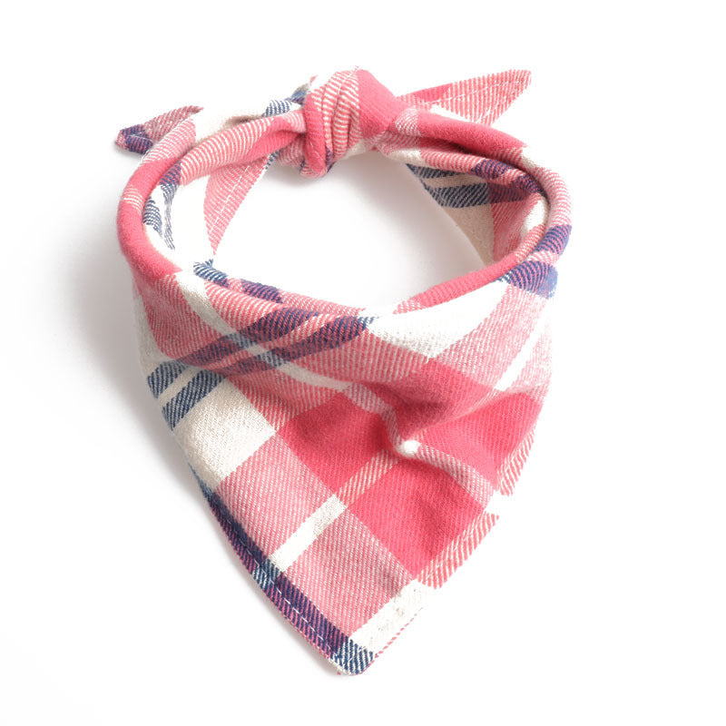 Rosa Plaid Bandana