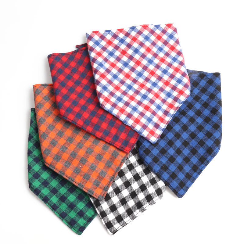 Red Plaid Bandana