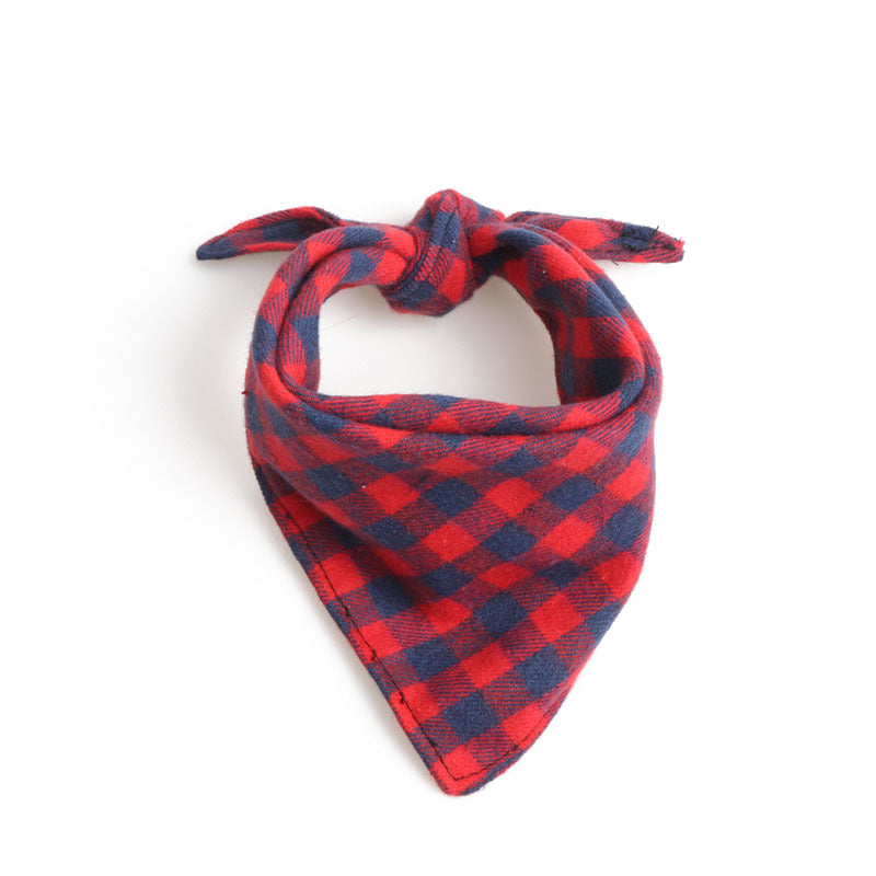 Red Plaid Bandana