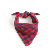 Red Plaid Bandana