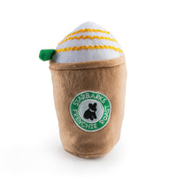 Starbarks Frenchie Roast Toy with straw